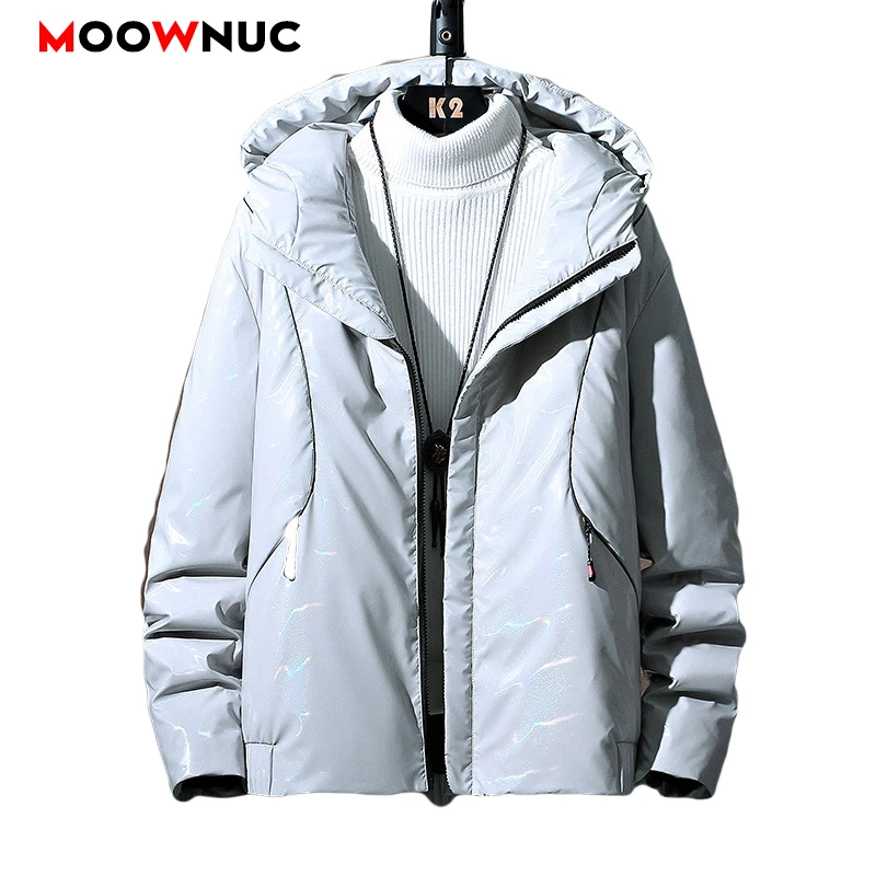 Men\'s Fashion Parkas Overcoat Windbreaker Male Casual Winter Jacket Thick Classic Windproof Long Sleeve 2021 New Business Hombre