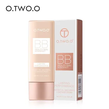 O.TW O.O 메이크업 베이스 BB 크림, 천연 미백 크림, 방수 메이크업 리퀴드 파운데이션, 전문 화이트 화장품