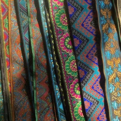 5 Yards 5CM MIX PACK Vintage Ethnic Embroidery Lace Ribbon Boho Lace Trim DIY Clothes Bag Accessories Embroidered Fabric Custom