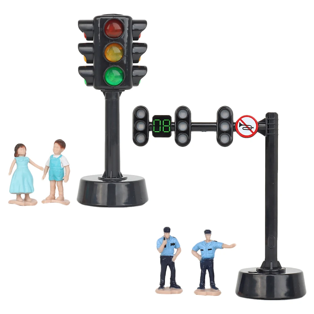 Simualtion Traffic Light with Sound & Light Practical Skills Learning Teaching Early Education Kids Toys Gift for 2 3 Years Old