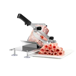 Automatic Feed Meat Lamb Slicer Home Meat Machine Commercial Fat Cattle Mutton Roll Frozen Meat Grinder Planing Machine