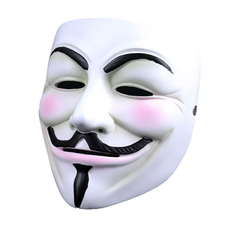 V für Vendetta Maske Halloween Masquerade Scary Partei Liefert Cosplay Kostüm Zubehör Requisiten Anonym Masken