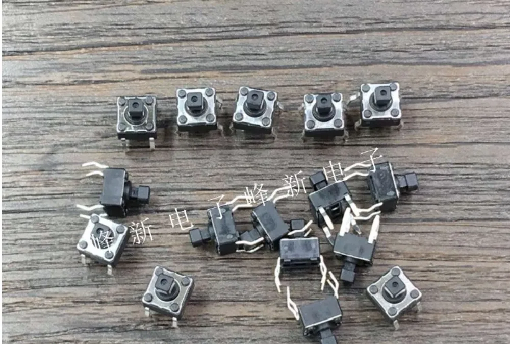 

Сетевой 4-контактный переключатель 6*6*7,3 квадратная головка светильник ный переключатель микродействие переключатель 50 шт.-1 лот