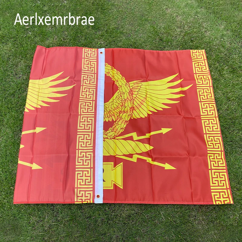 Флаг aerxemrbrae 150x90 см, флаг Римской империи сената и людей римского происхождения, декоративный баннер для дома