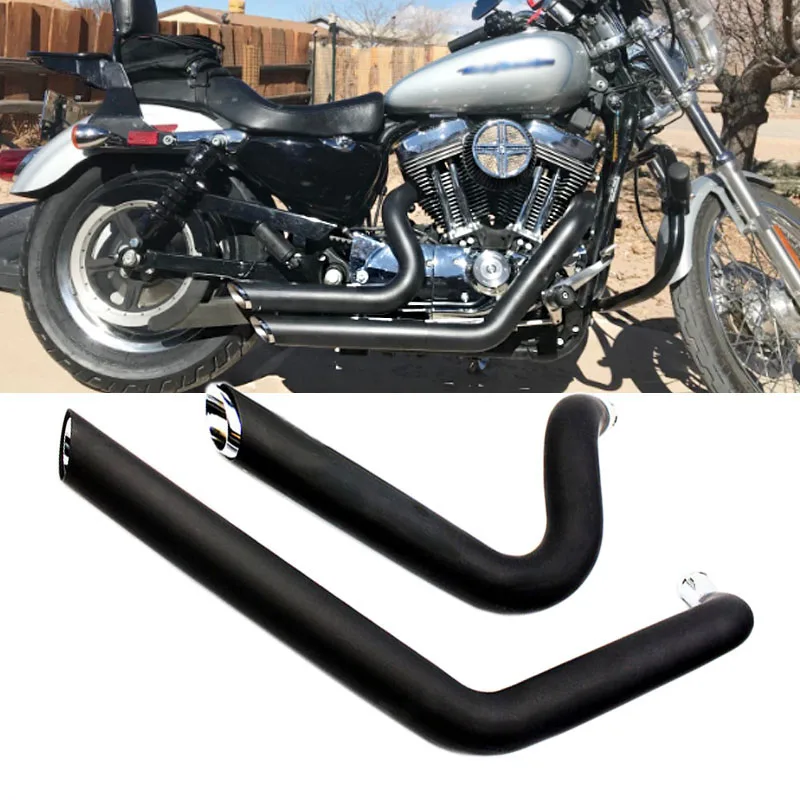 Slip On For 883 XL48 1200 Exhaust Motorcycle Aluminum alloy Pipe 2005 06 07 08 2009 2010 2011 2012 2013 2014 2015 2016 2017 2018