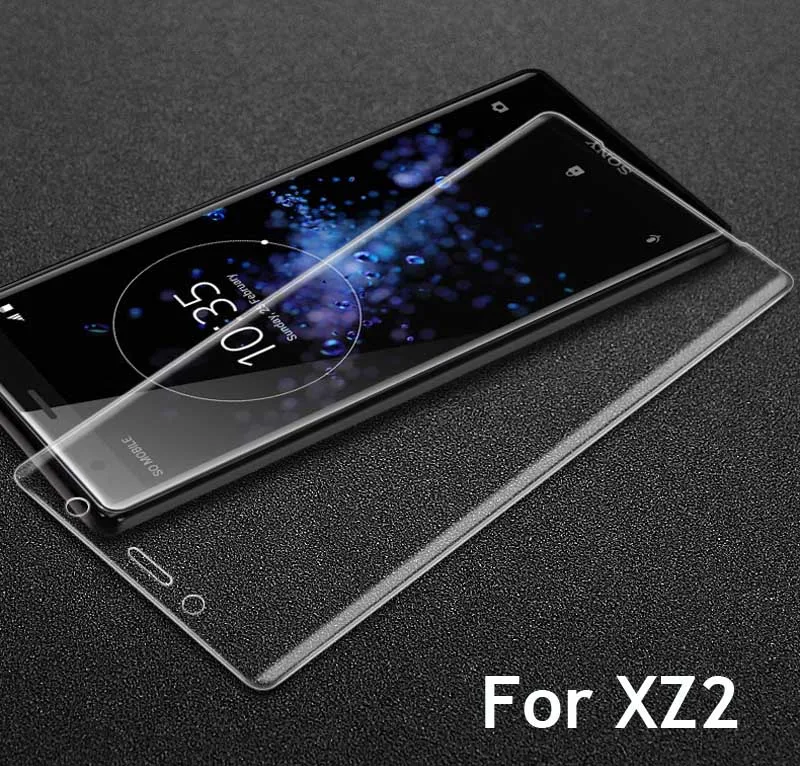 Vidrio templado para Sony XZ2 H8216/66/96, Protector de pantalla completo para Xperia XZ2 Compact H8314/24, película protectora dura 9H