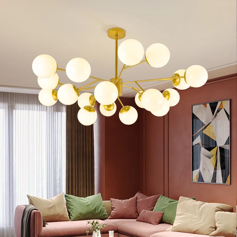 Indoor Chandelier Lamps For Children Room Living Study Bathroom Simple Home Decoration Modern LED