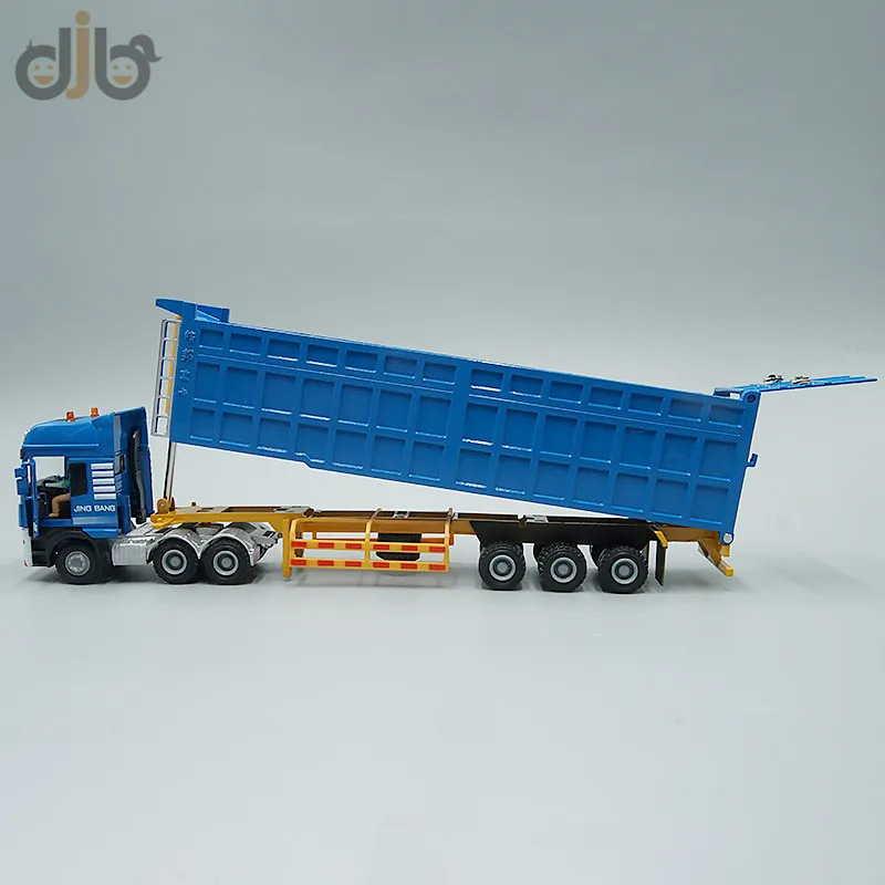 1:55 Diecast Metal Model Toy Dump Truck Tipper For Collection