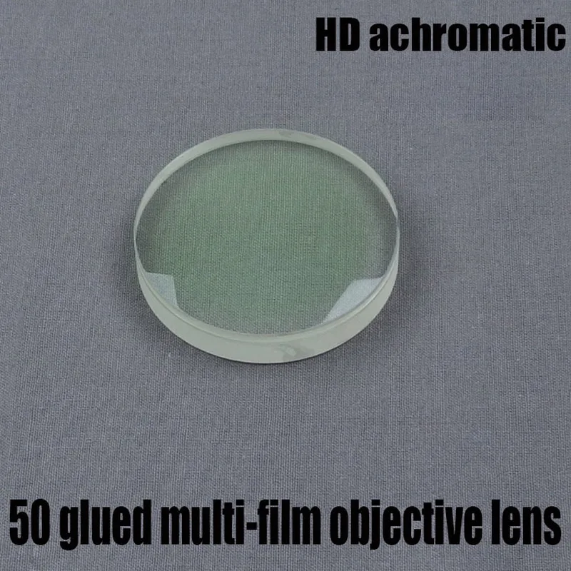 Objective Lens Achromatic D51F183mm Optics Lenes Glued with Green Coating Astronomical Telescope DIY Accessories Refraction HD