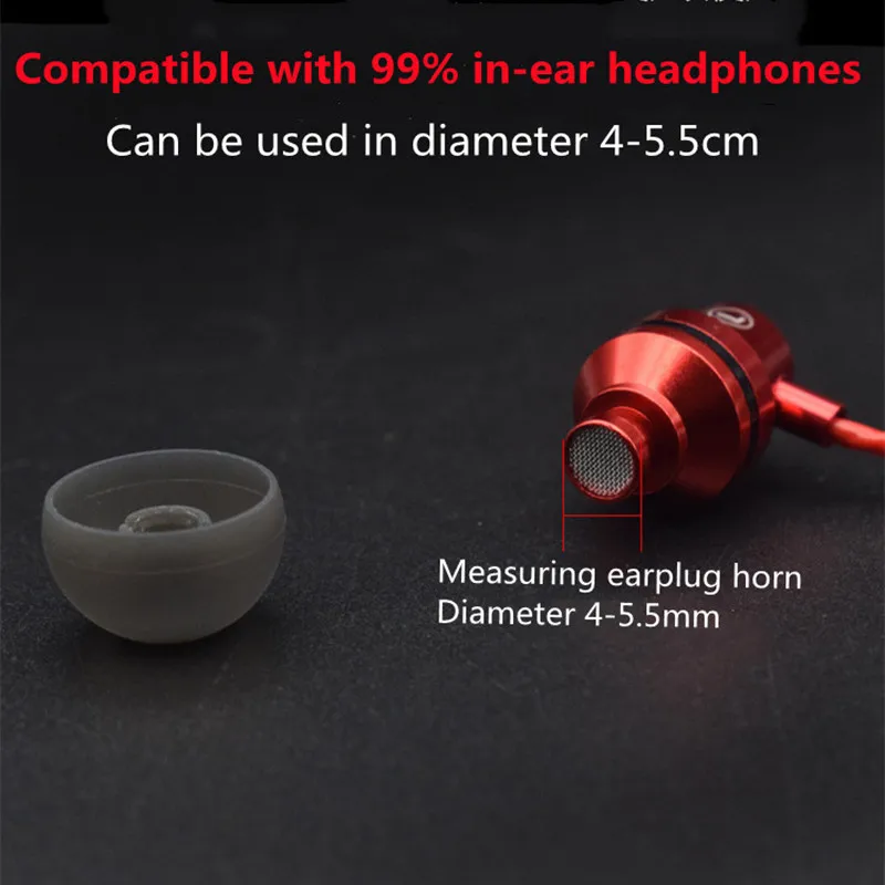 8 قطعة سيليكون سماعات الأذن نصائح عدم الانزلاق استبدال سدادات الأذن ل Sennheiser الزخم cx3.00 cx5.00 في الأذن سماعة وسادات أذن