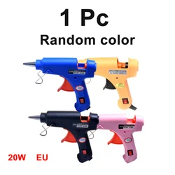 20W Hot Melt Glue Gun with 7mm Glue Sticks Mini Industrial Guns Heat Temperature Thermo Electric Repair Tool