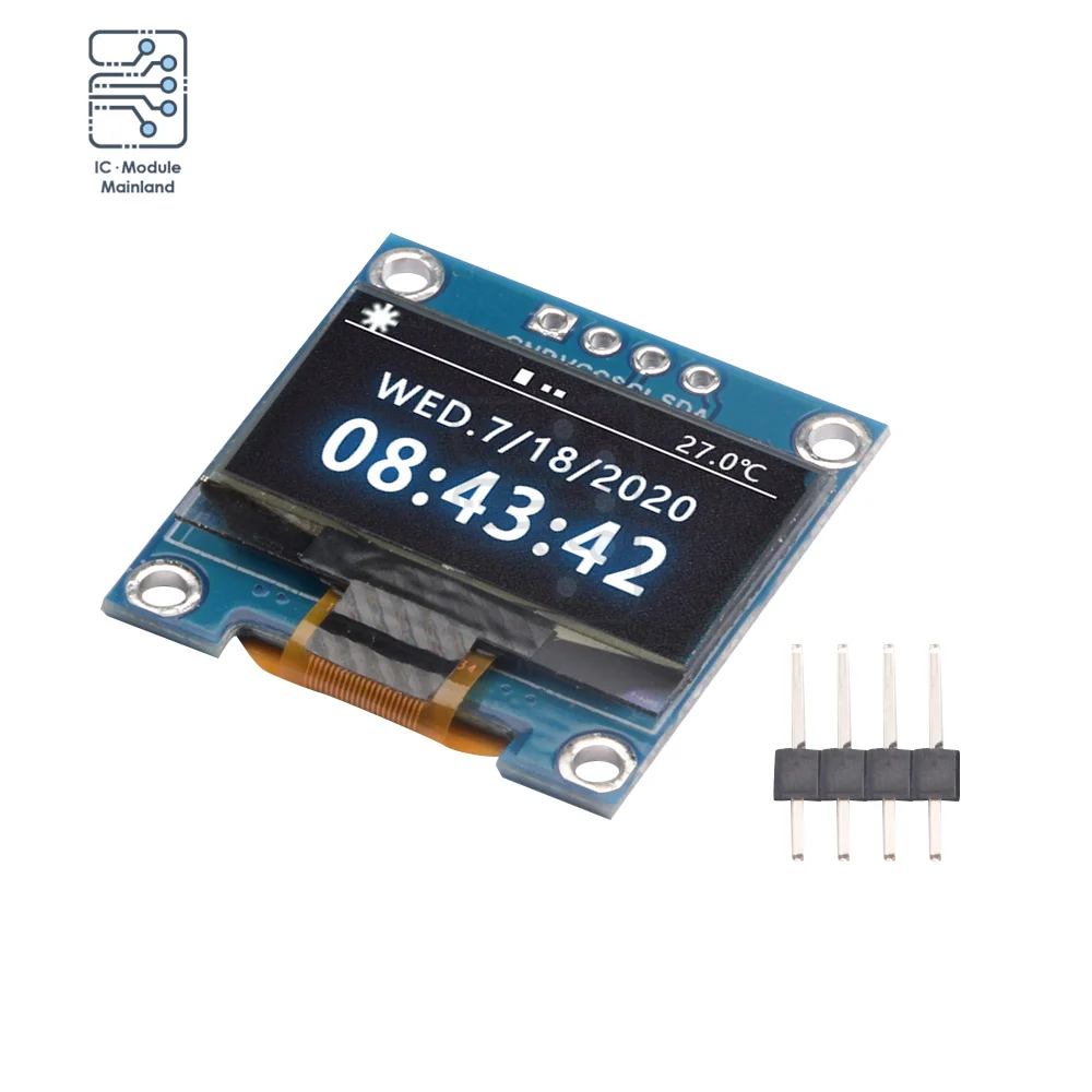 Оригинальный светодиодный модуль O SPI/IIC I2C 0,96 дюйма, белый/синий/желтый, синий, 0,96 дюйма, светодиодный модуль O 128X64 O, Светодиодный ЖК светодиодный дисплея для ARDUINO