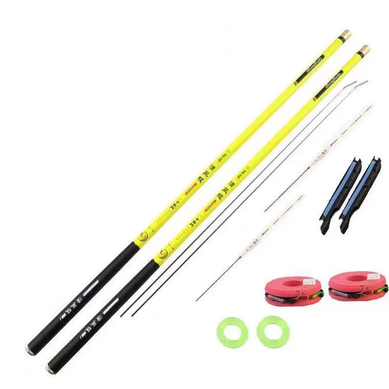 Travel Fishing Rod Set Package 4.5m 5.4m 6.3m 7.2m 8m Stream Fishing Rod Carp Hand Pole Including Some Fishing Component