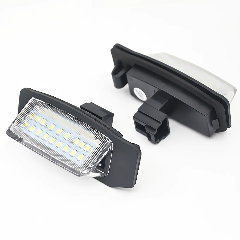 Car LED number License Plate Lights lamps For Mitsubishi OUTLANDER XL(CW) 2006-2012 For Lancer Sportback 2008~2012