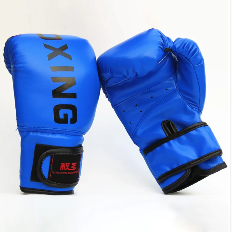 Kick Boxing Gloves Professional Flame Mesh Breathable PU Leather Flame Gloves Sanda Boxing Training Glove Adults Equipment