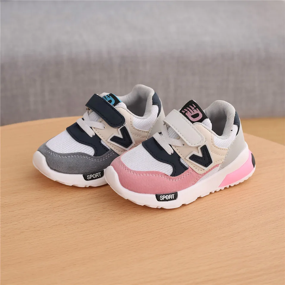 Spring Autumn Kids Shoes Baby Boys Girls Children\'s Casual Sneakers Breathable Soft Anti-Slip Running Sports Shoes Size