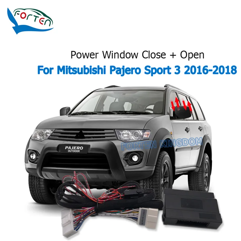 

Forten Kingdom Car Auto Window Lift Close Closer Open Kit Module For Mitsubishi Pajero Sport 3 2016-2018