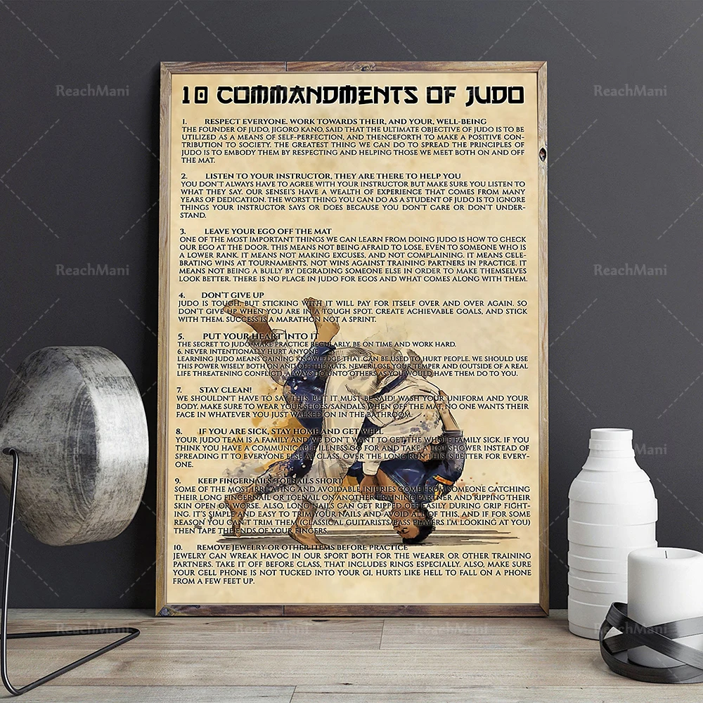 Affiche de leçon de Jiu-Jitsu-Life, meilleur cadeau pour les amoureux de Jiu-Jitsu, affiche de Jiu-Jitsu Vintage, Art mural Vint