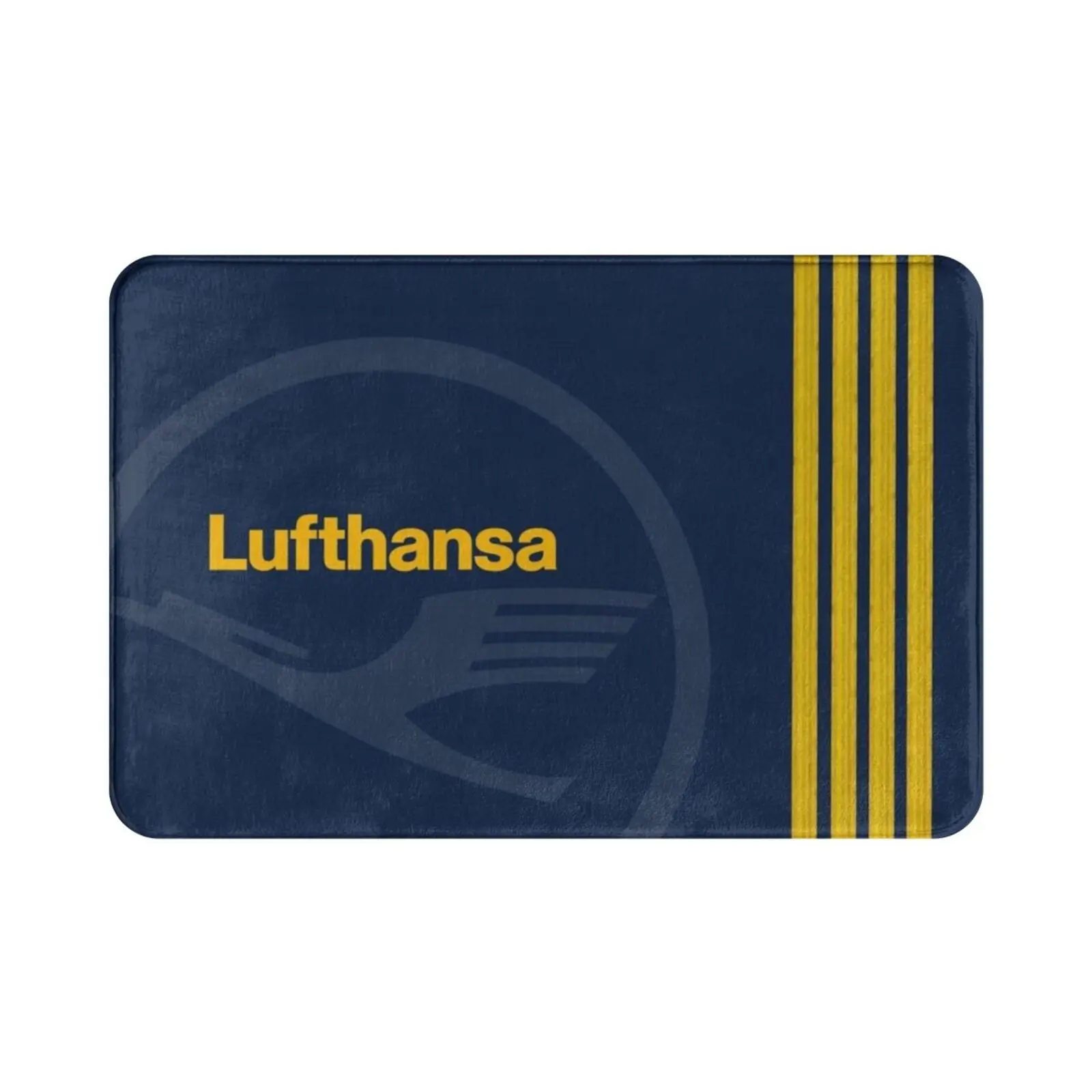 Lufthansa Carpet Mat Rug Cushion Soft Lufthansa Aviation Plane Airplane Airplane Fly Flying Pilot Captain Boeing