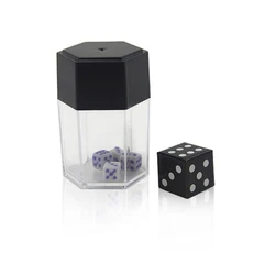 Dice Bomb - Small Magic Tricks Explosion Dice Big to Small Magia Appearing Close Up Bar Gimmick Props Accessories Comedy