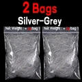2 bolsas gris plata