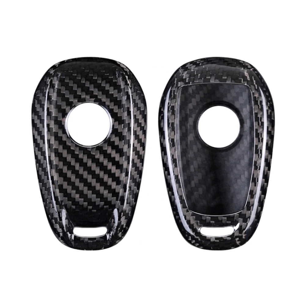 For Alfa Romeo Giulia Stelvio Auto Car Remote Key Shell Cover Case  Real Glass Fiber 1Pcs