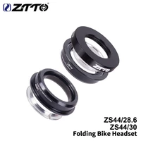 ZTTO-auriculares plegables para bicicleta, cascos ZS44, dirección de 44mm, 1-1/8, 28,6mm, tubo recto, bicicleta de montaña, perfil bajo, semiintegrado, 4444S