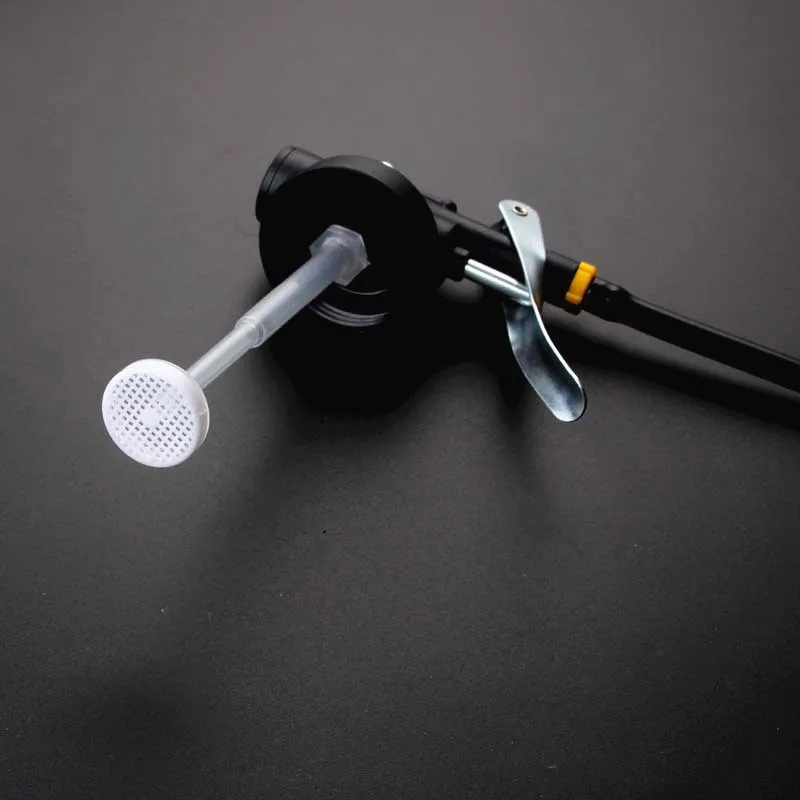 1PC Oil Can Oiler Pump High Pressure Transparent 250ML Portable Lubrication Machine Plastic Manual Oiling Gun Soft Copper Mouth