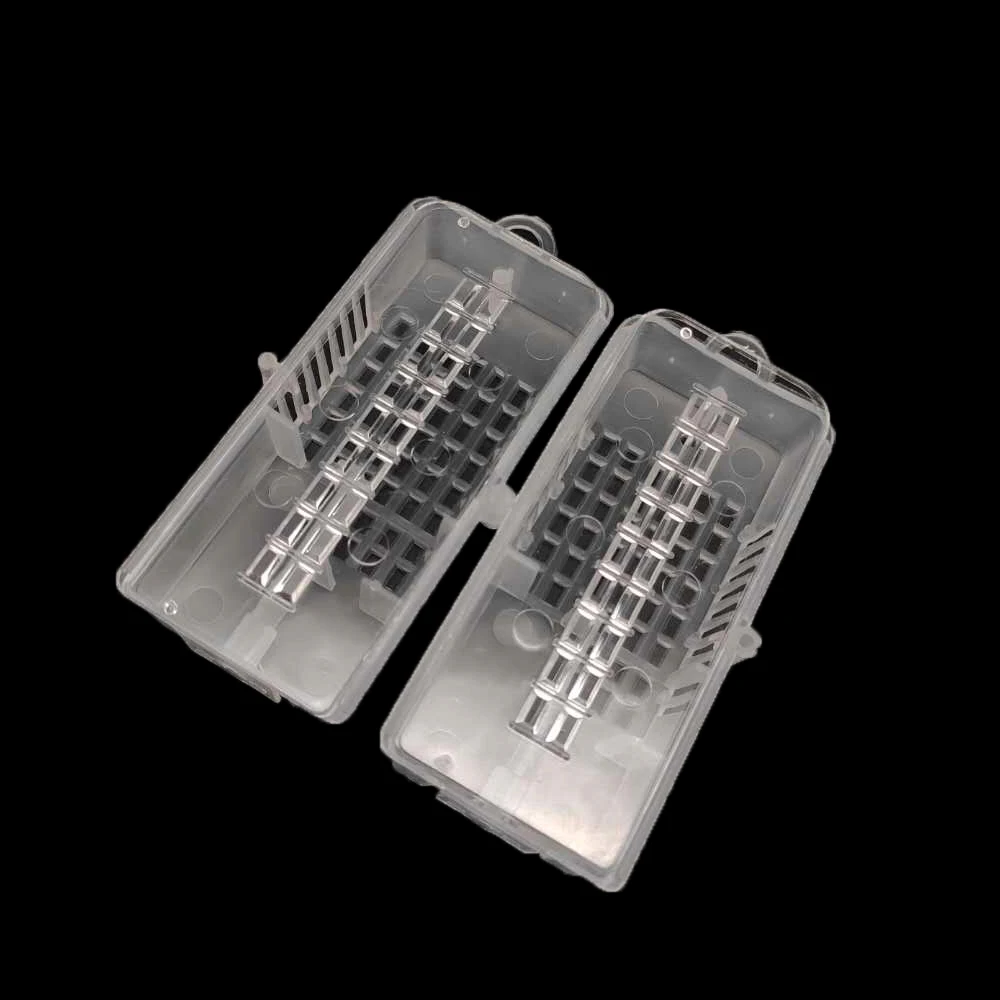 

30PCS Large Space Bee Virgin Queen Bees Mail Post Transmit King Box Cage Caging Plastic Transparent Beekeeping Supplies Tools