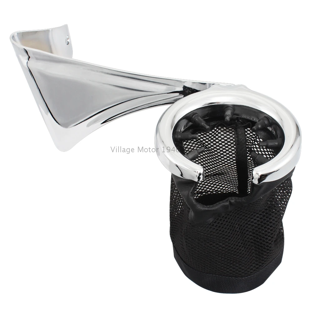 Motorcycle Drink Cup Bracket Bottle Passenger Drink Holder For Harley Touring Road Glide Electra Glide CVO Ultra 2014 -2020