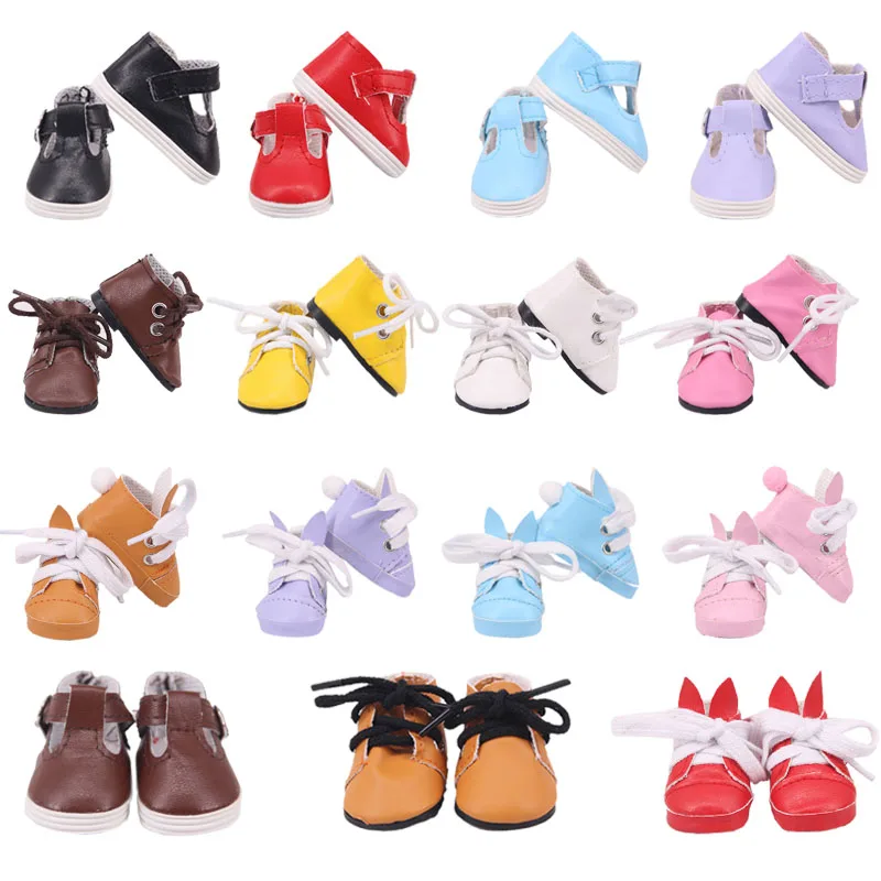 5*2.8 Cm Doll Canvas Shoes For 14.5 Inch Wellie Wisher&32-34 Cm Paola Reina&Nancy American BDJ EXO Doll，Toys To Girls