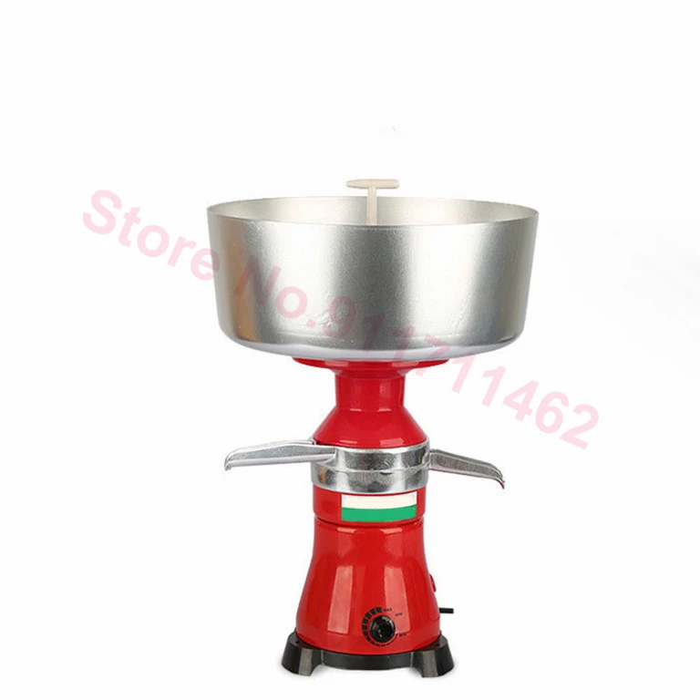 80L/h Electric Milk Centrifugal Separator Milk Skimming Machine Household Cream Separator Butter Machine Tools