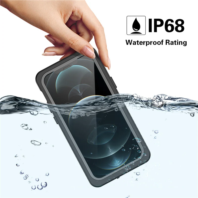 Underwater Case For iPhone 12 11 Pro Max Waterproof Full Sealed Shockproof Cover for iPhone XR XS Max 6 6s 7 8 Plus Diving Cases