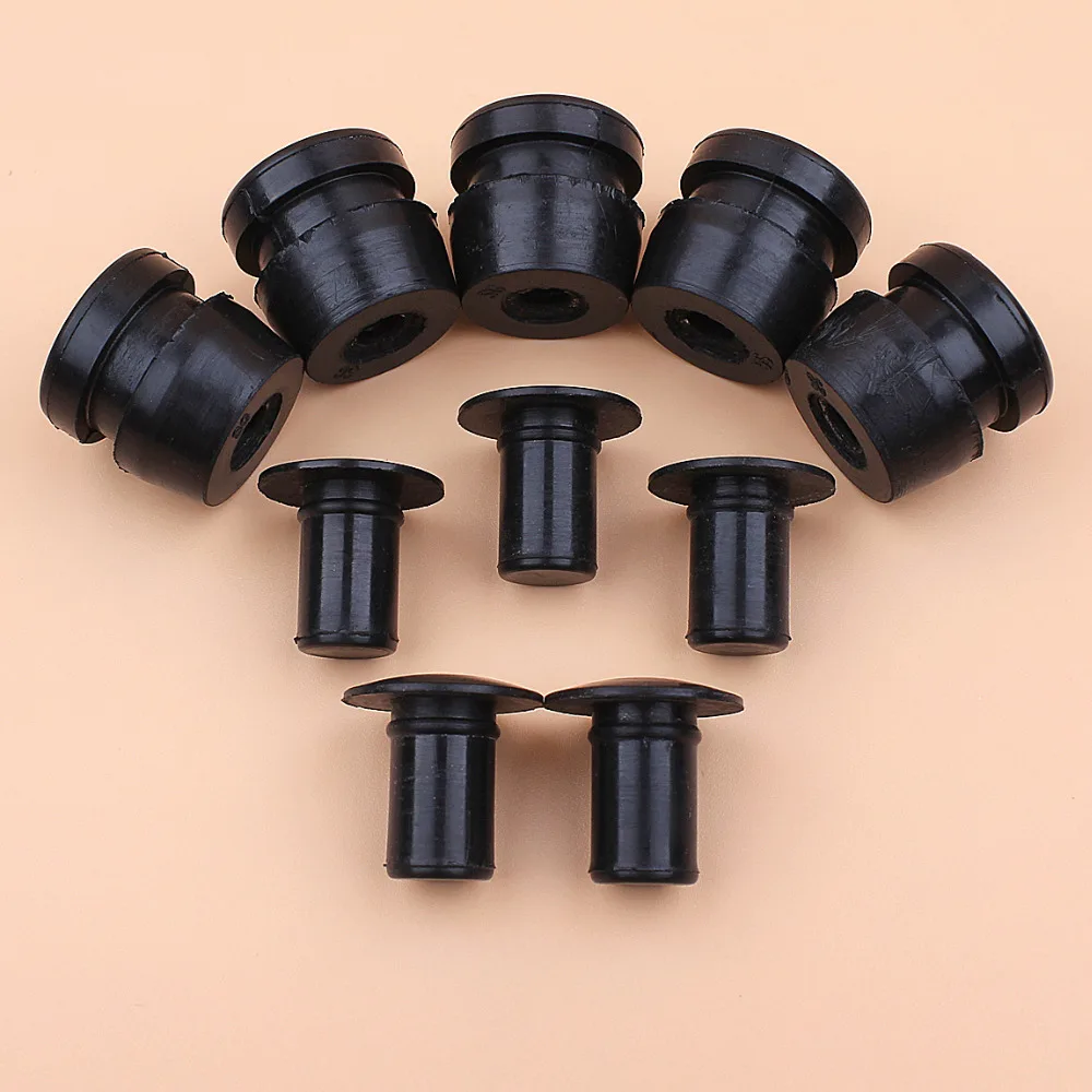 Chinese 2500 Chainsaw Rubber Annular Buffer Plug Cap Kit For 25CC 2500 Chainsaws Zenoah Komatsu G2500 Replacement Spares Parts