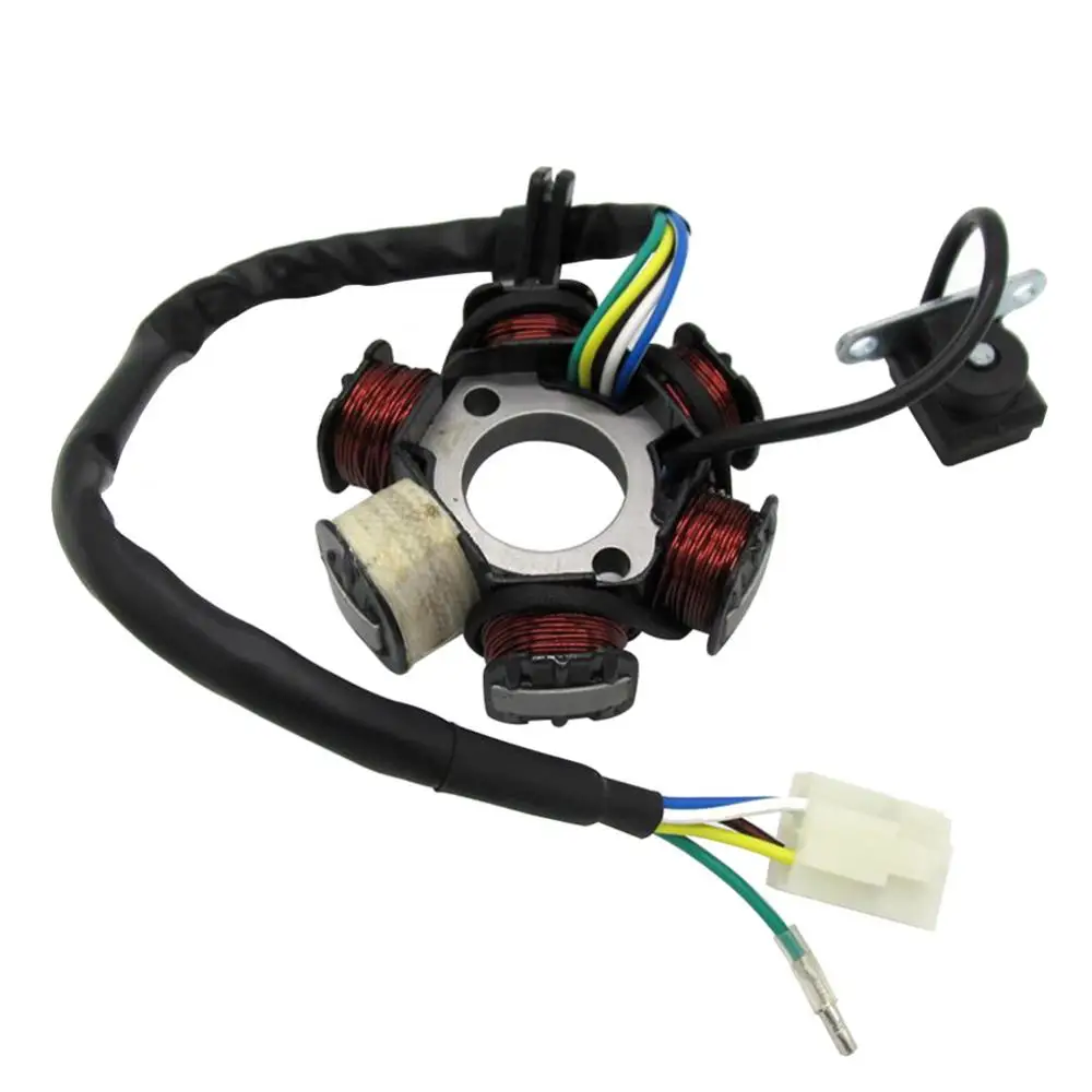 80% Dropshipping!! 6 Coil 5 Wire 50cc 110cc 125cc 150cc Scooter Moped Bike ATV Quad Magnetoes Stator