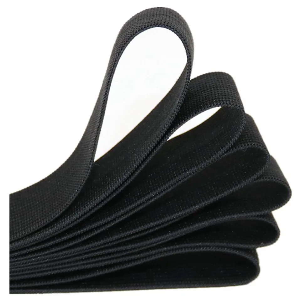 4~8Meter 20mm/25mm/30mm/35mm/40mm/45mm/50mm White Black Nylon Highest Elastic Bands Garment Trousers Sewing Accessories, image 3