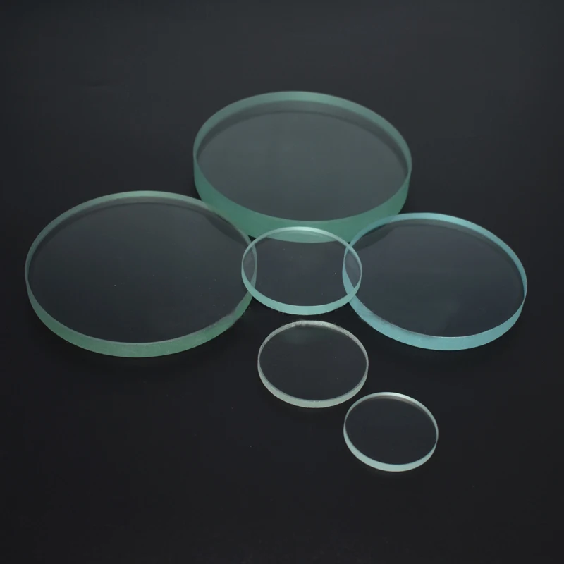 2PCS 40 ~ 70mm Armoured Tempering Toughened Glass Stalinite Plat Lens Tempered Glass Lenses Boiler Windows Lentes