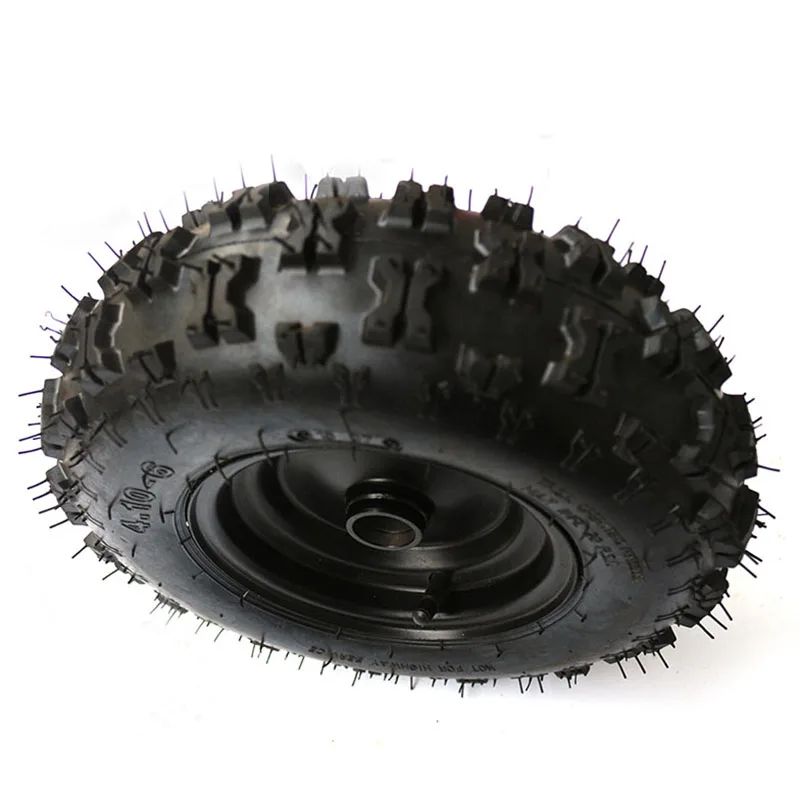 hot sale 4.10-6 tyre and rim Fit All Models ATV Go kart MIni Quad 47cc 49cc snowplow tires Snowmobile tires