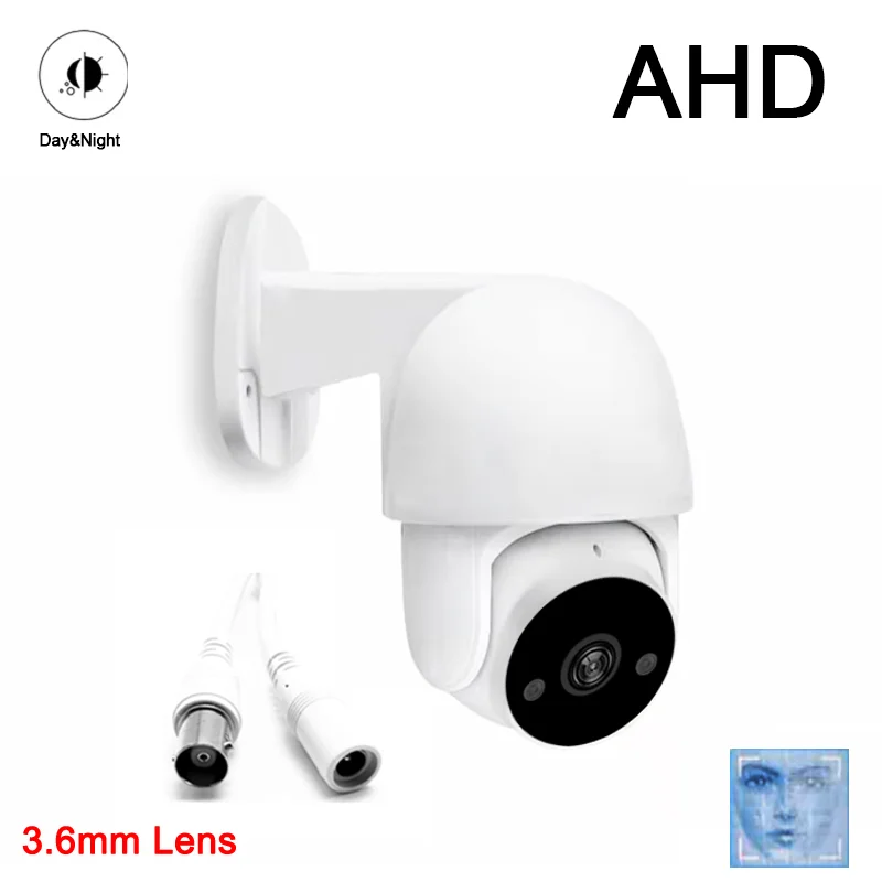 AHD PTZ 스피드 돔 보안 CCTV 카메라, 오토 크루즈, 적외선 LED, 야외 360 도 회전, 36X 줌, 탑 5MP, 2MP, 1080P, 6 개 배열