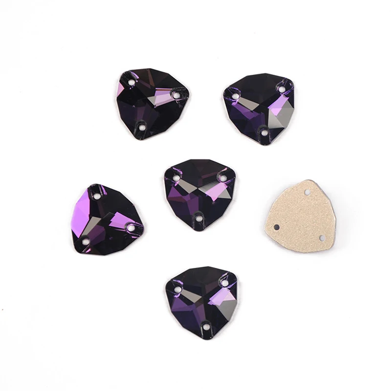 YANRUO 3272 Fat Triangle Alle Farben Aufnähsteine Glas Kristall Strasssteine AAAAAA Qualität Nähsteine für Kleidung, Kleider, Schuhe – Detail 23