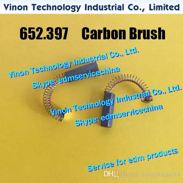 (4pcs/lot) 652.397 Agie Carbon Brush for Agie AT,Challenge,Classic,Evolution,Evolution,Excellence machine 652.397.1, 590652397,