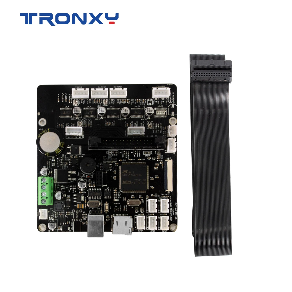 Tronxy Upgraded 3D Printer Silent Mainboard with Wire Cable Original Controller Board impresora Tronxy X5SA D01 Serie mainBoard