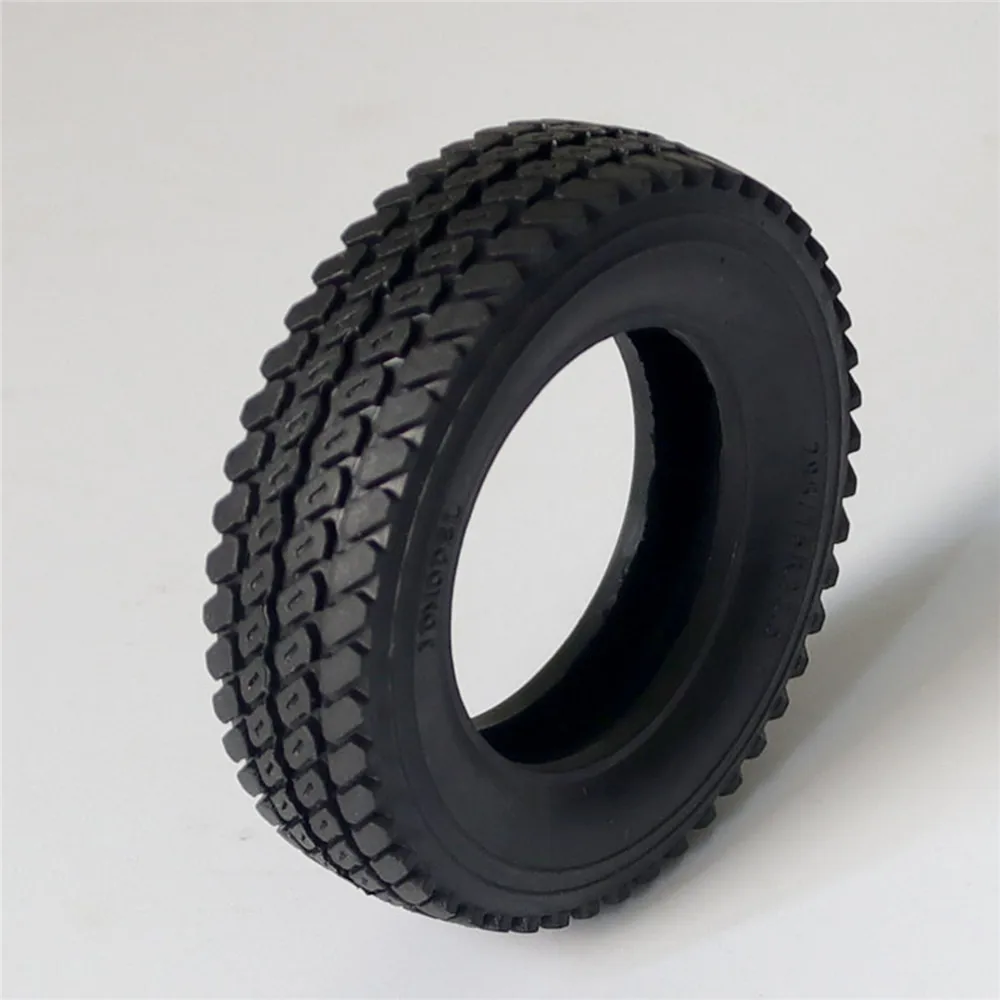 1 Pair 75mm Rubber Tires for 1/14 TAMIYA RC Tractor Truck Replacement Simulation Model Car Tyre Tires Upgrade Parts