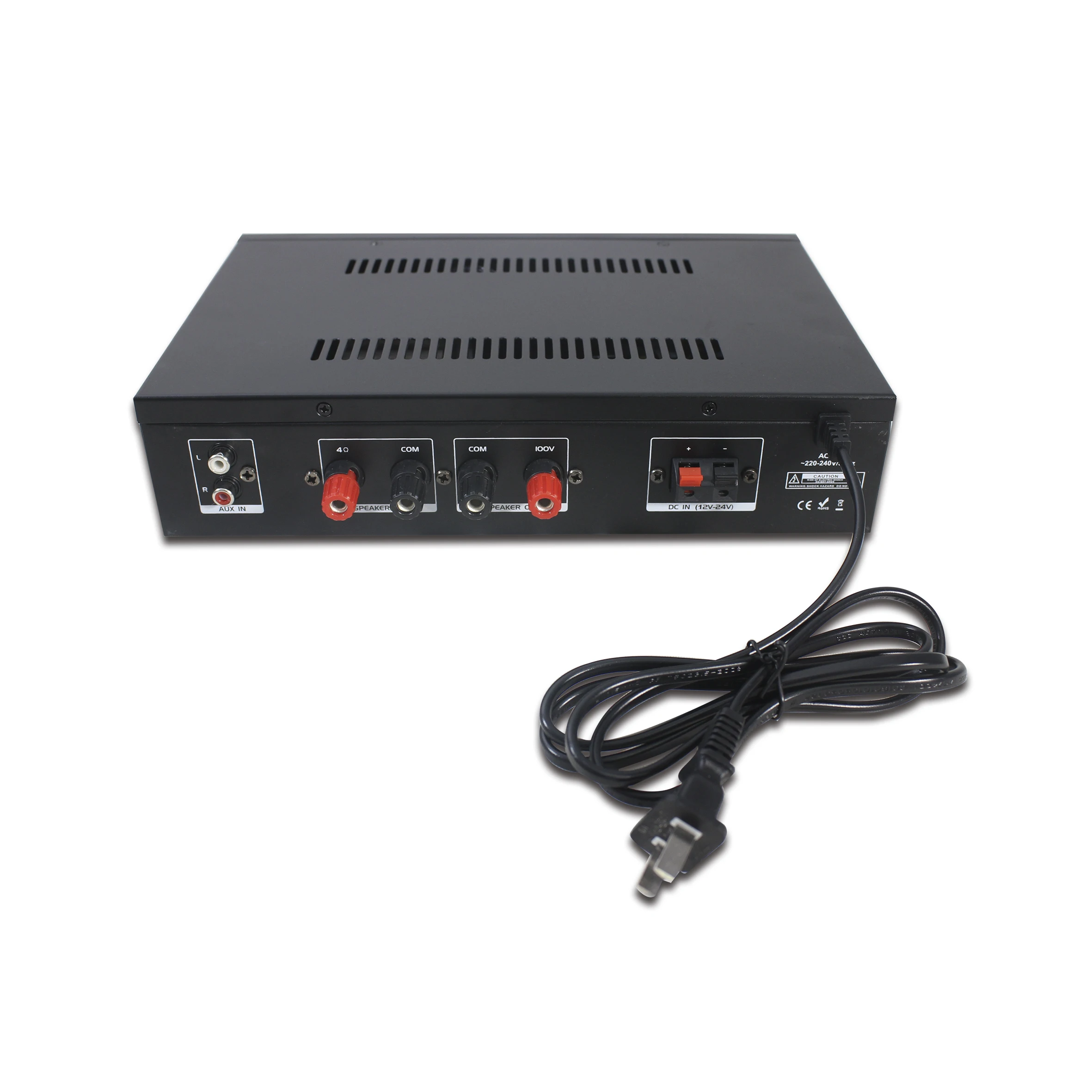 100V Mixer Amplifier with Audio Source, USB,Bluetooth,TF Card, Power Amplifier for PA System, Home Background Music