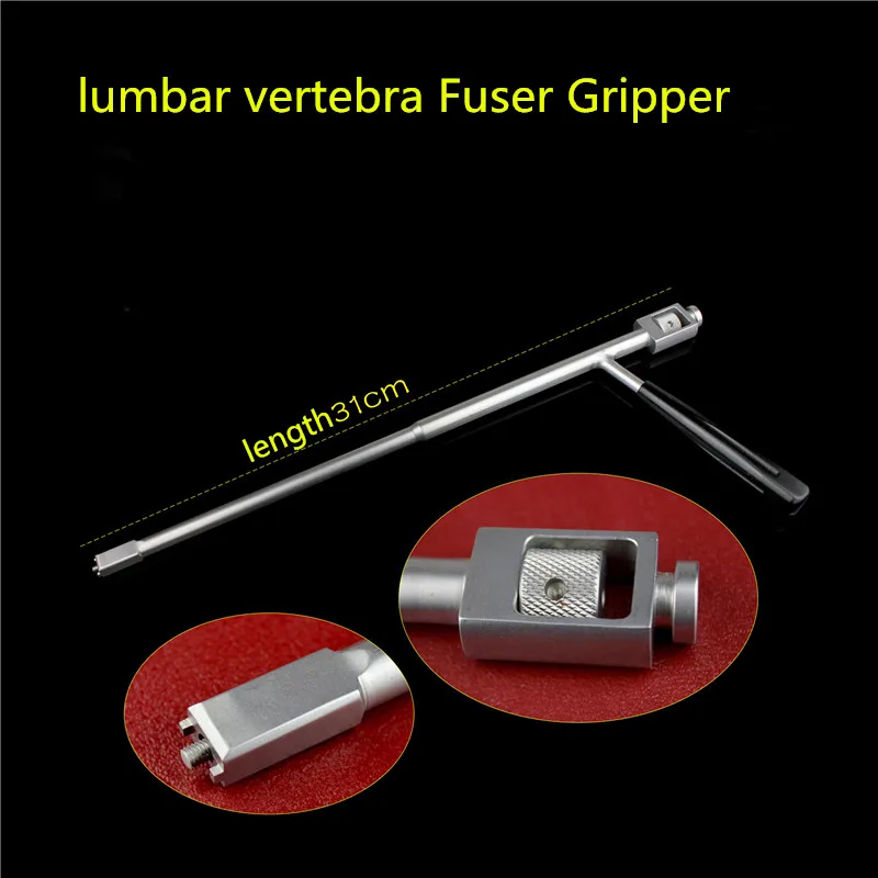 

Lumbar Fusion Cage Holder Spinal orthopedic instruments gun forceps medical PEEK insertion device Intercone fuser placer holding