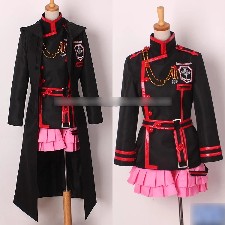 COSLEE Anime D.Gray-man HALLOW 3rd Uniform Allen Lavi Lenalee Kanda Cosplay Costume Halloween Party Suit For Adult Customize