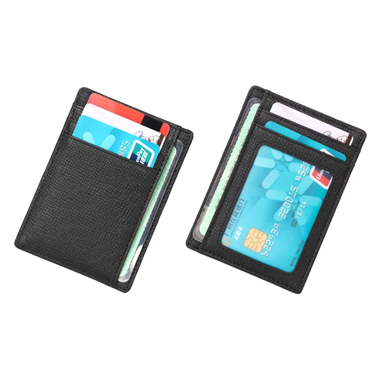 XMESSUN New Trendy Genuine Leather ID Card Holder Bag Fashion Design Cows Leather Card Pack Handmade Slim Wallet Coin Purse ins