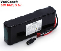 VariCore 36V 5.2Ah 10S2P 18650 Rechargeable battery pack 5200mAh 42V Protection PCB