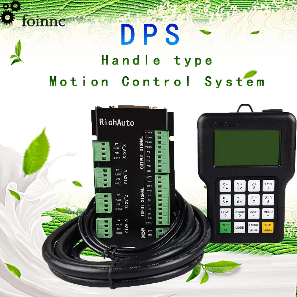 

RichAuto DSP A11 CNC A11S A11E controller, 3-axis motion controller, remote control of CNC engraving and cutting, English