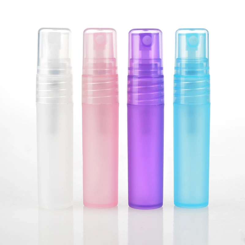 

100pcs/lot 5ML Empty Portable Atomiser Spray Bottles Perfume Pen Vials Makeup Cosmetic Plastic PP Travel Sample Containers